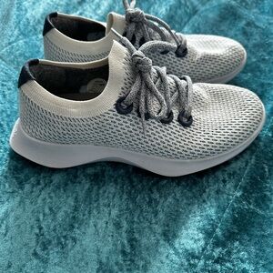 Allbirds Women's White and Blue Sneakers